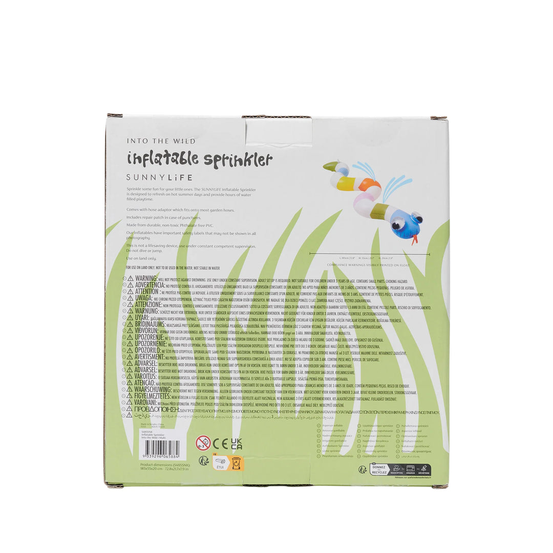 Sunnylife | Inflatable Sprinkler - Into the Wild Multi | Shut the Front Door