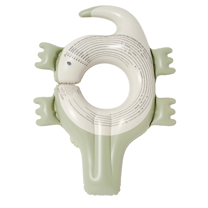 Sunnylife | Kids Tube Pool Ring - Cookie the Croc Khaki | Shut the Front Door