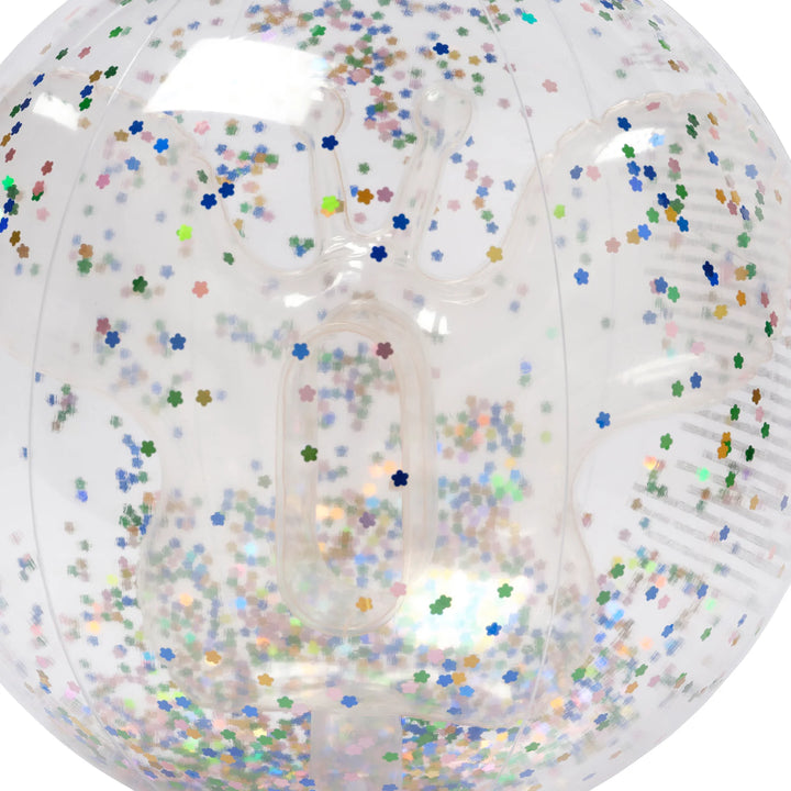 Sunnylife | 3D Inflatable Beach Ball - Cotton Candy Glitter | Shut the Front Door