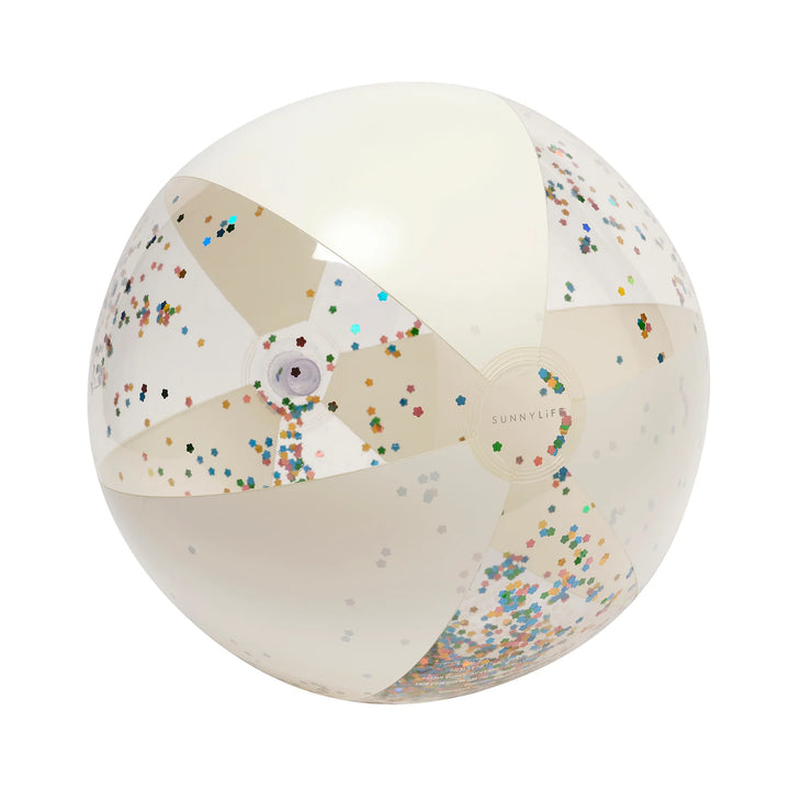 Sunnylife | Inflatable Beach Ball - Cotton Candy Glitter | Shut the Front Door