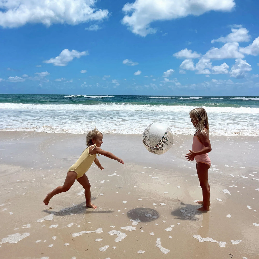 Sunnylife | Inflatable Beach Ball - Cotton Candy Glitter | Shut the Front Door