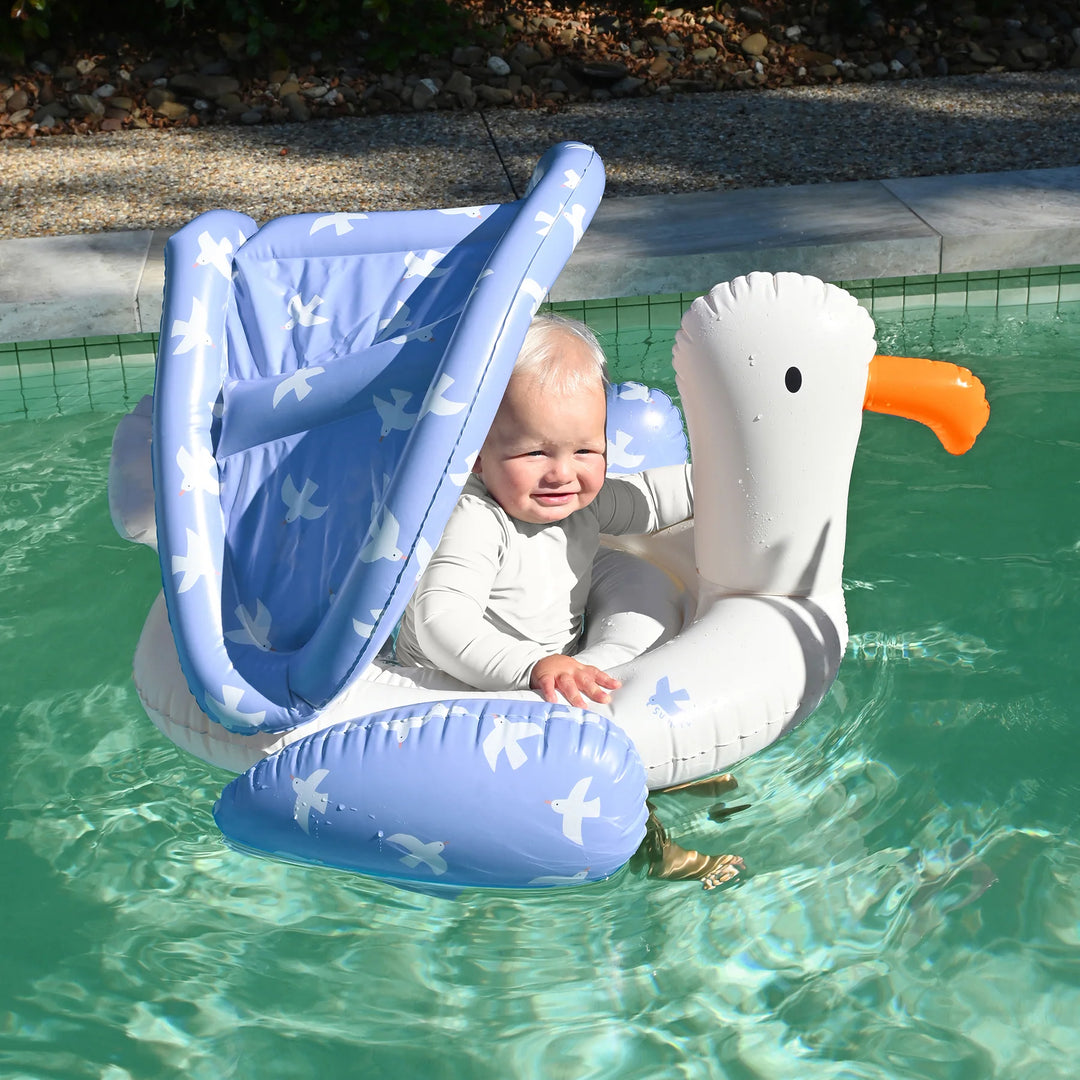 Sunnylife | Baby Float - Sammy the Seagull Blue | Shut the Front Door