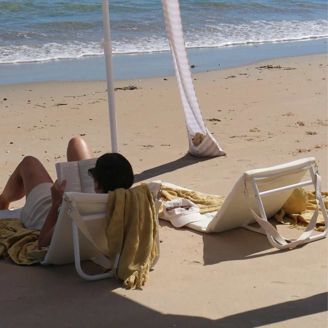 Sunnylife | Reclining Beach Chair - Casa Cream | Shut the Front Door