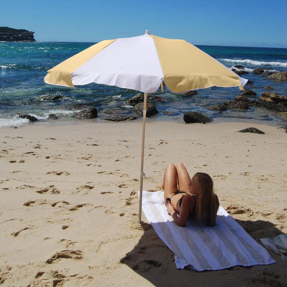 Sunnylife | Compact Beach Umbrella - Butternut | Shut the Front Door