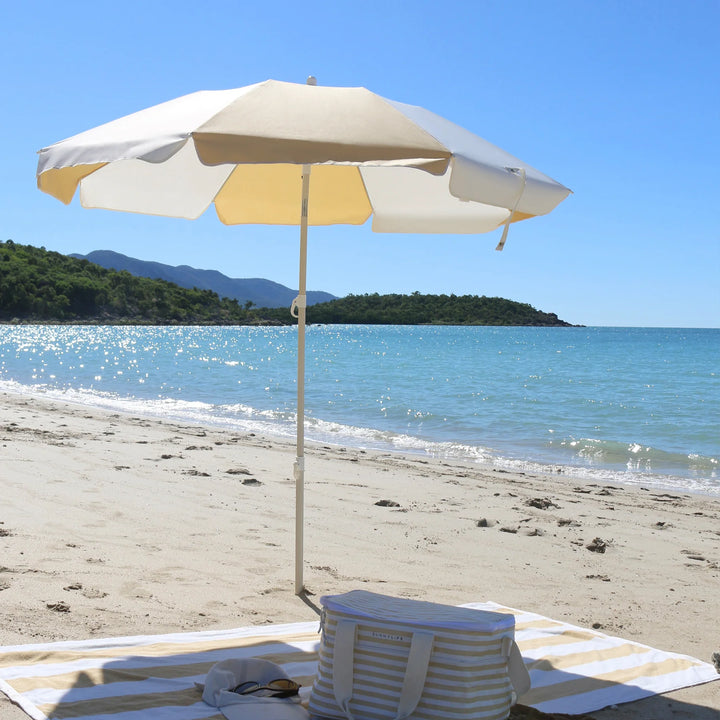 Sunnylife | Compact Beach Umbrella - Butternut | Shut the Front Door
