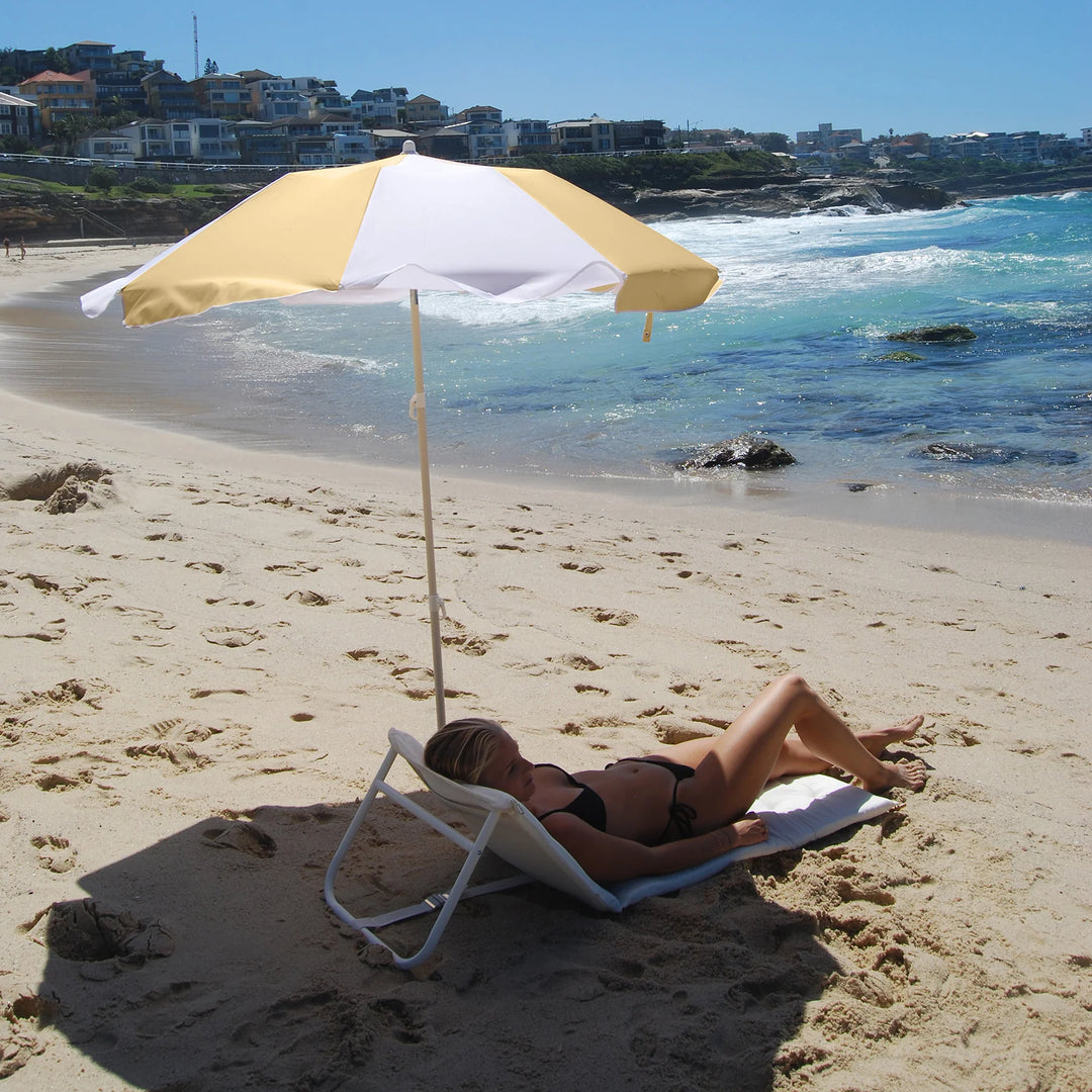 Sunnylife | Compact Beach Umbrella - Butternut | Shut the Front Door