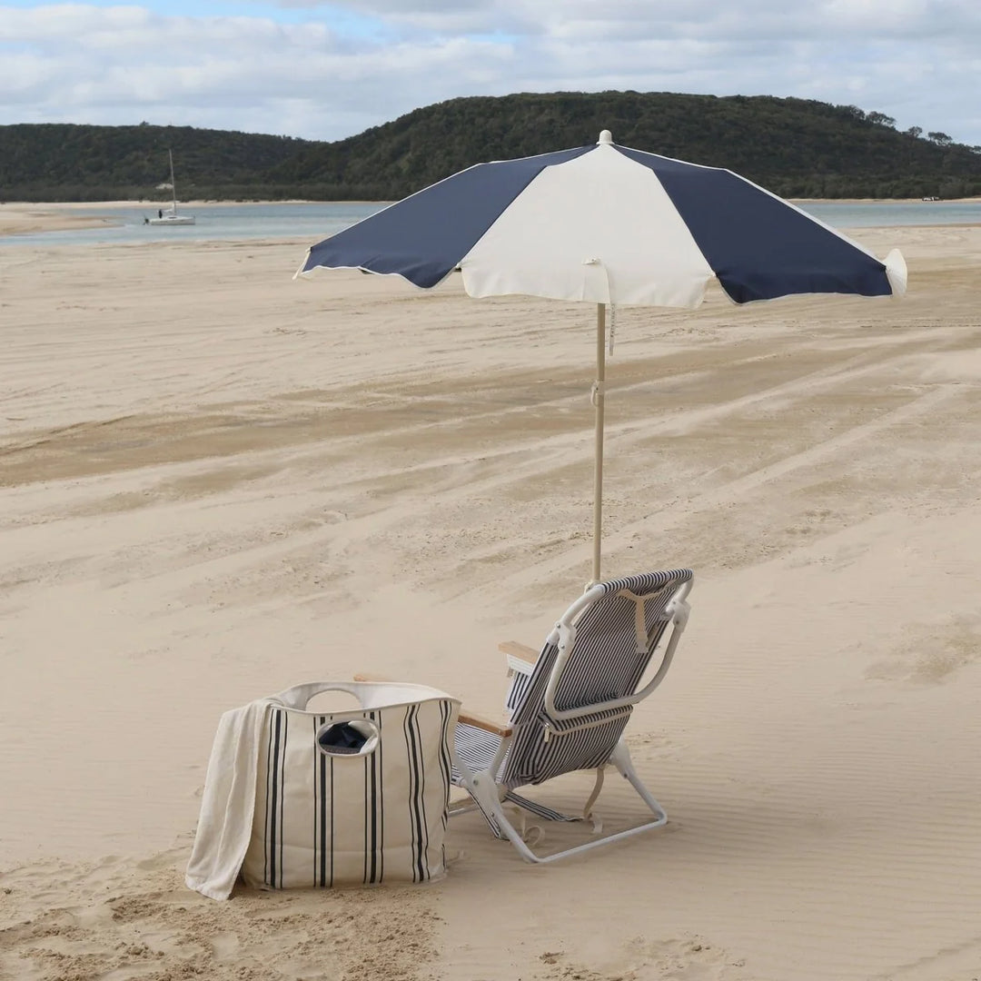 Sunnylife | Compact Beach Umbrella Marine | Shut the Front Door