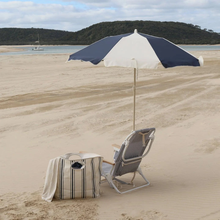 Sunnylife | Compact Beach Umbrella Marine | Shut the Front Door