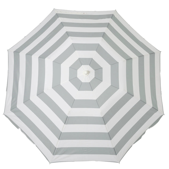Sunnylife | Compact Beach Umbrella - Sea Sage Stripe | Shut the Front Door