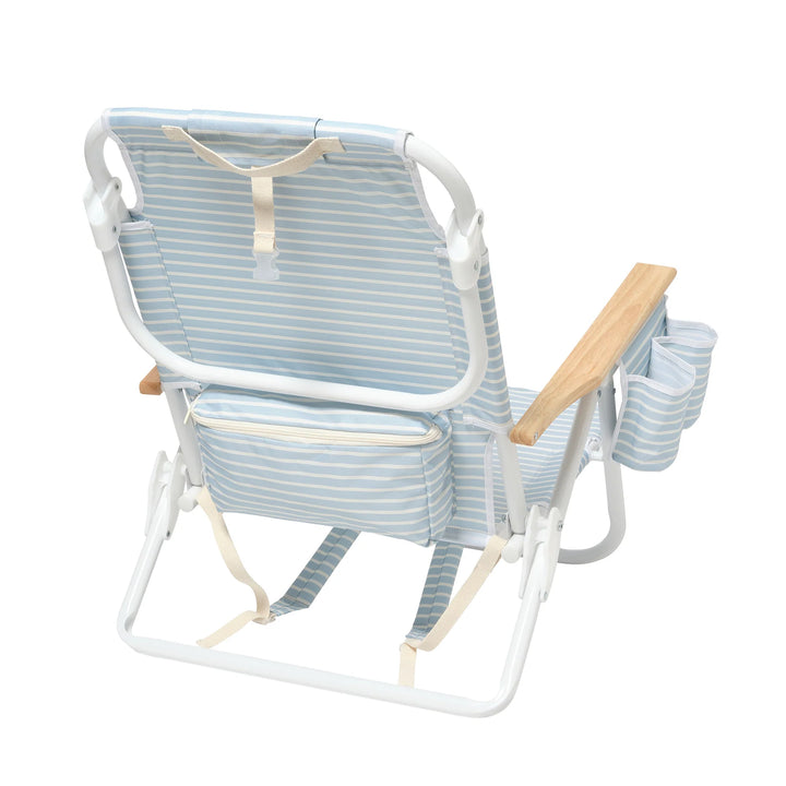 Sunnylife | Deluxe Beach Chair - Blue Stripe | Shut the Front Door