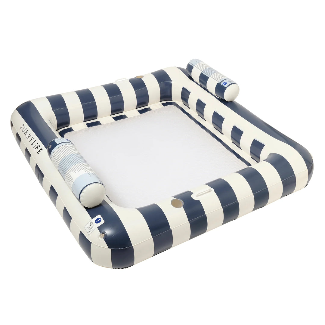 Sunnylife | Deluxe Twin Hammock - Le Weekend Navy Stripe | Shut the Front Door