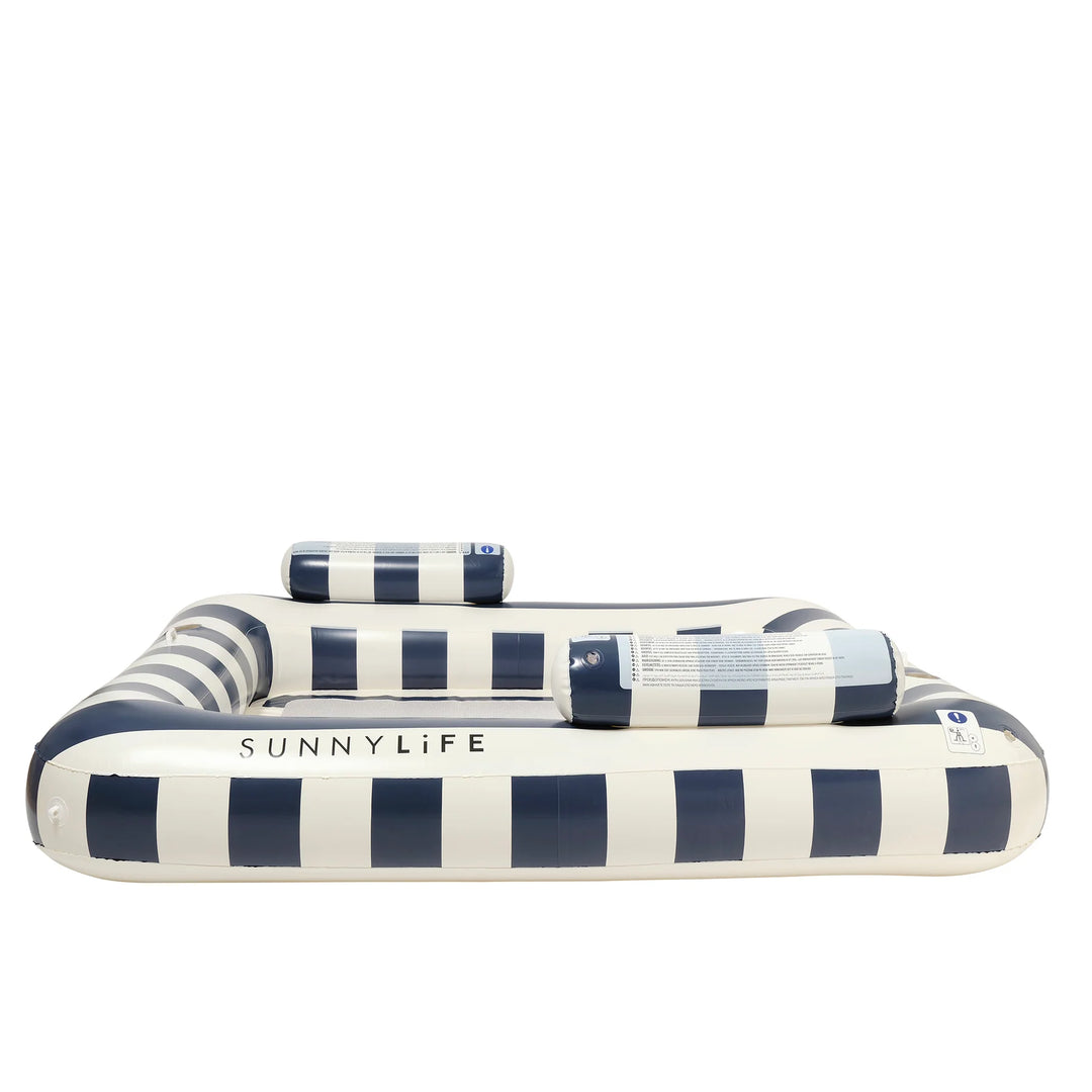 Sunnylife | Deluxe Twin Hammock - Le Weekend Navy Stripe | Shut the Front Door