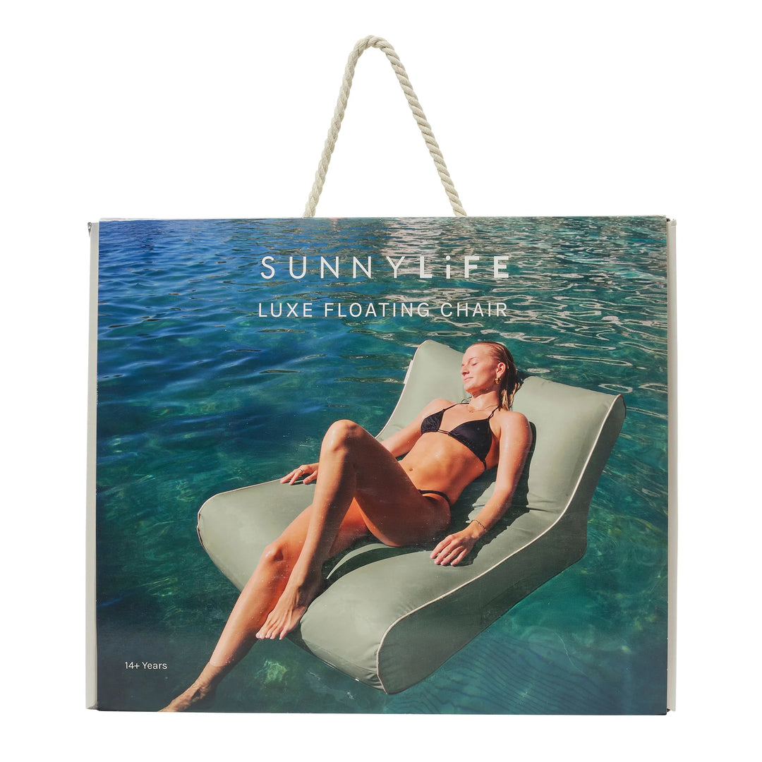 Sunnylife | Luxe Floating Chair - Sage | Shut the Front Door