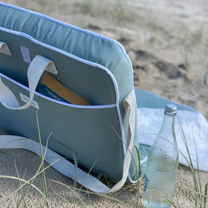 Sunnylife | Take Anywhere Folding Chair - Sea Sage | Shut the Front Door