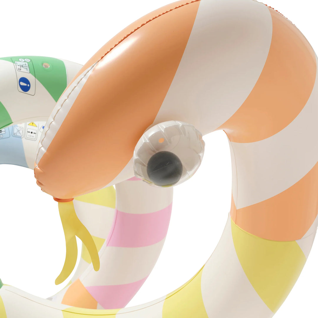 Sunnylife | Giant Inflatable Noodle - Poolside Sorbet Stripe | Shut the Front Door