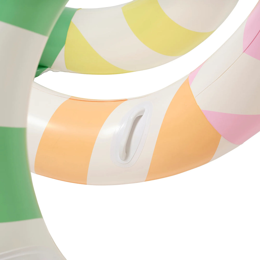 Sunnylife | Giant Inflatable Noodle - Poolside Sorbet Stripe | Shut the Front Door