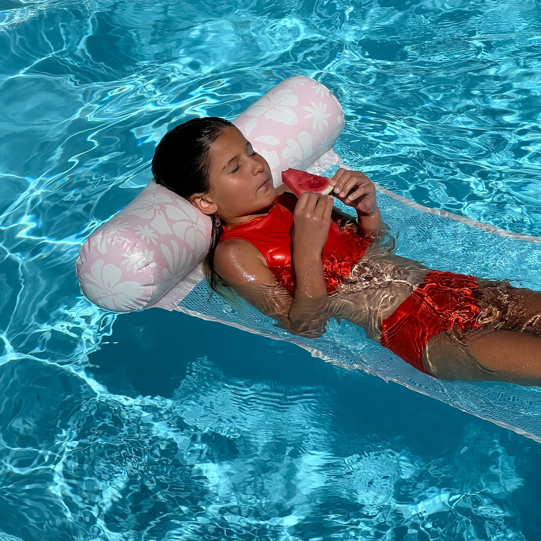 Sunnylife | Bolster Hammock - Stole My Heart Pink Floral | Shut the Front Door