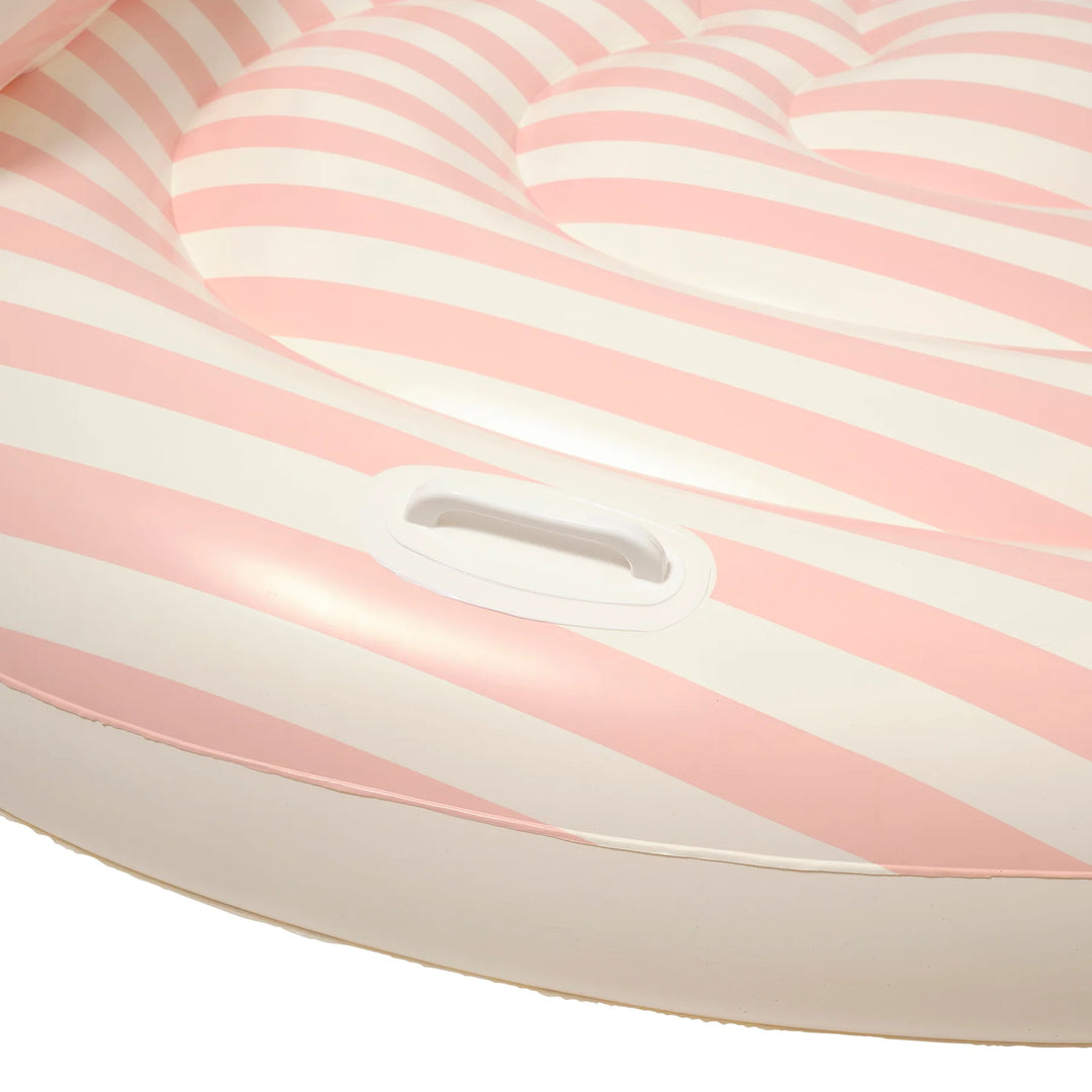 Sunnylife | Twin Heart Lie-On - Stole My Heart Pink Stripe | Shut the Front Door