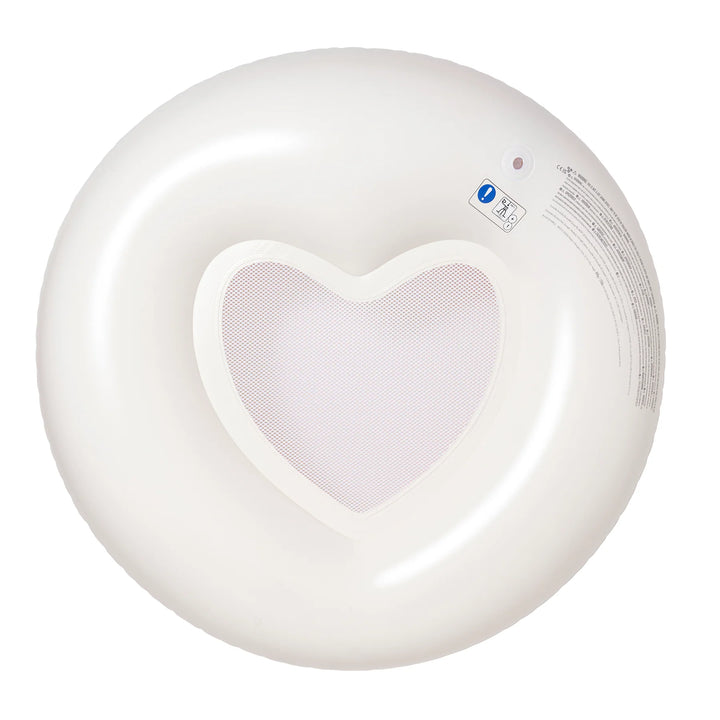 Sunnylife | Luxe Tube Pool Ring - Stole My Heart Pink Stripe | Shut the Front Door