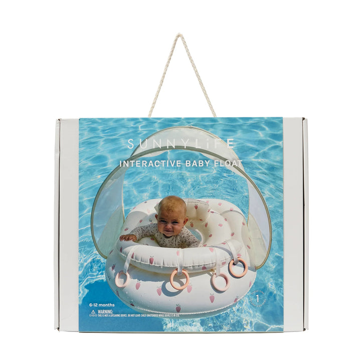 Sunnylife | Interactive Baby Float - Strawberry Sunshine Pink | Shut the Front Door
