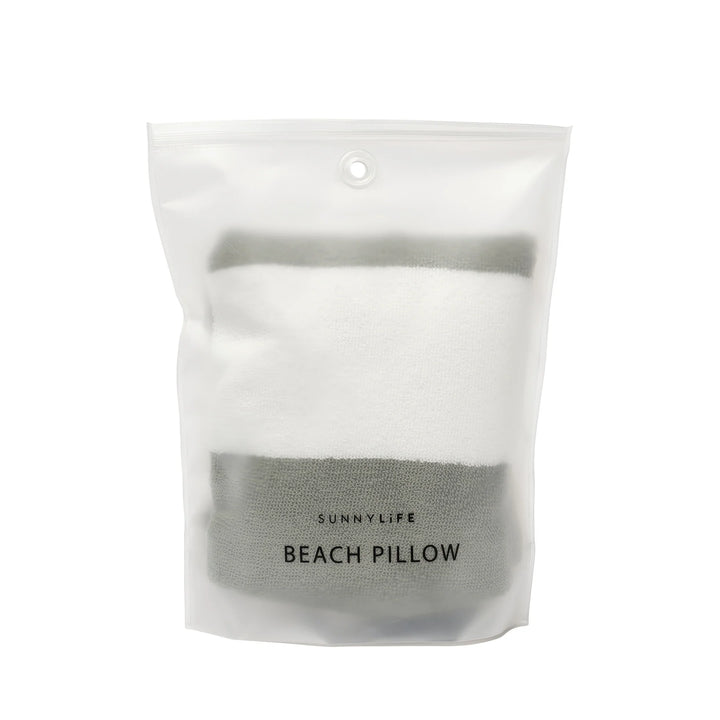 Sunnylife | Inflatable Beach Pillow - The Vacay Olive Stripe | Shut the Front Door