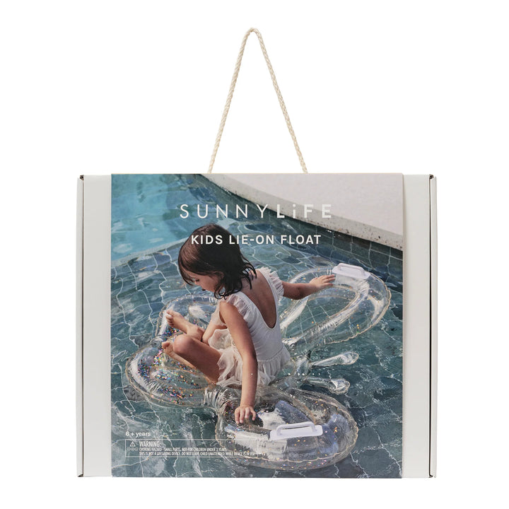 Sunnylife | Kids Lie-On Float - Cotton Candy Glitter | Shut the Front Door