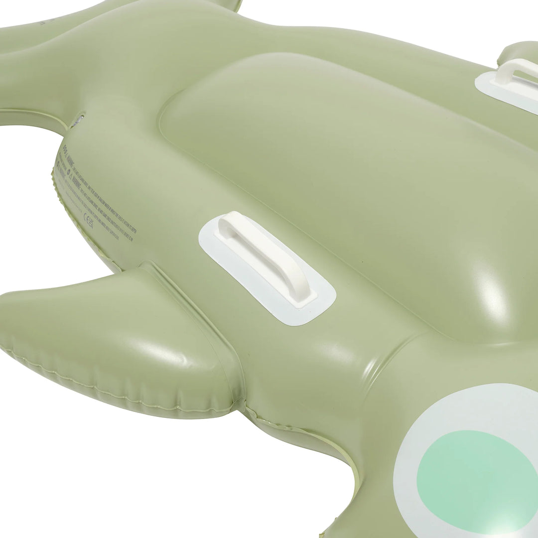 Sunnylife | Kids Lie-On Float - Salty the Shark Khaki | Shut the Front Door