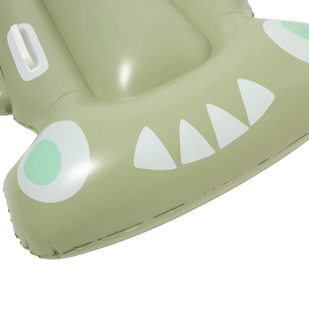 Sunnylife | Kids Lie-On Float - Salty the Shark Khaki | Shut the Front Door