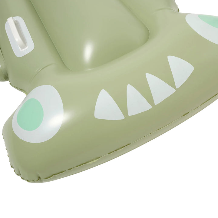Sunnylife | Kids Lie-On Float - Salty the Shark Khaki | Shut the Front Door