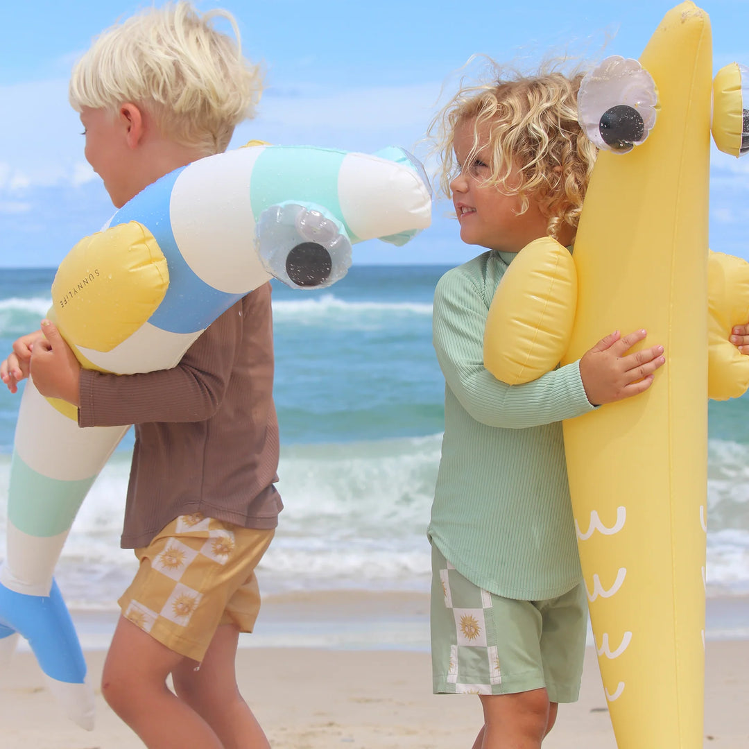 Sunnylife | Kids Inflatable Noodle - Finn the Fish Multi S2 | Shut the Front Door