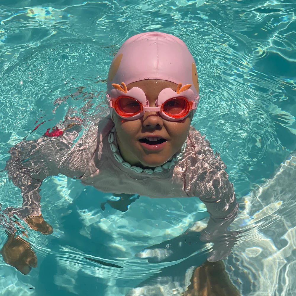 Sunnylife | Kids Swim Goggles - Cotton Candy Cherry | Shut the Front Door