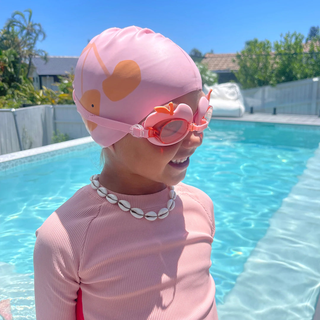 Sunnylife | Kids Swim Goggles - Cotton Candy Cherry | Shut the Front Door