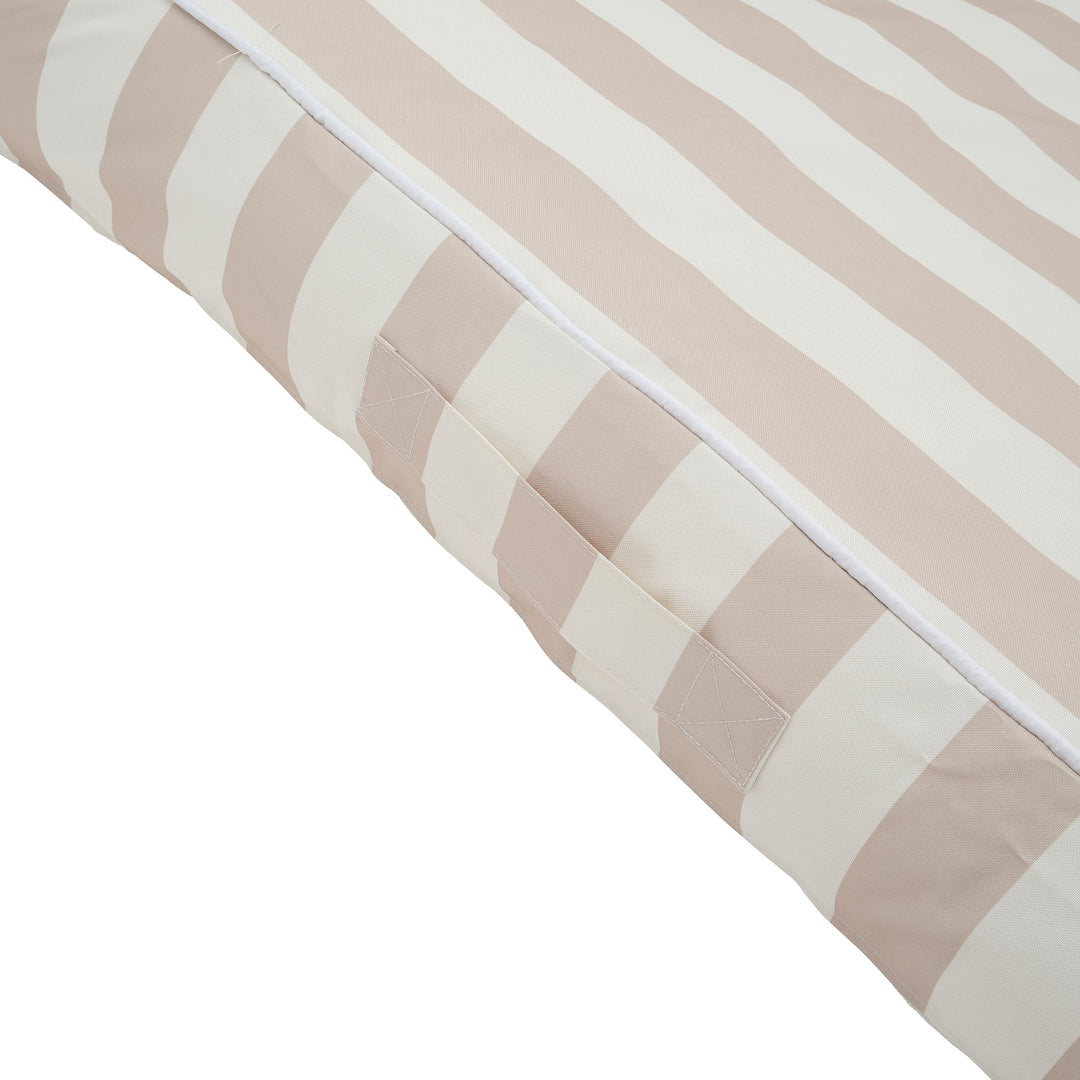 Sunnylife | Luxe Lie-On Lounger - Oyster Stripe | Shut the Front Door