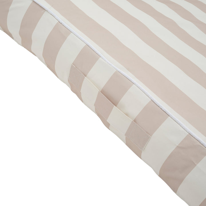 Sunnylife | Luxe Lie-On Lounger - Oyster Stripe | Shut the Front Door