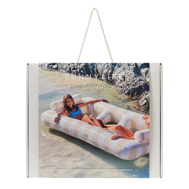 Sunnylife | Twin Hammock - Casa Sand Stripe | Shut the Front Door