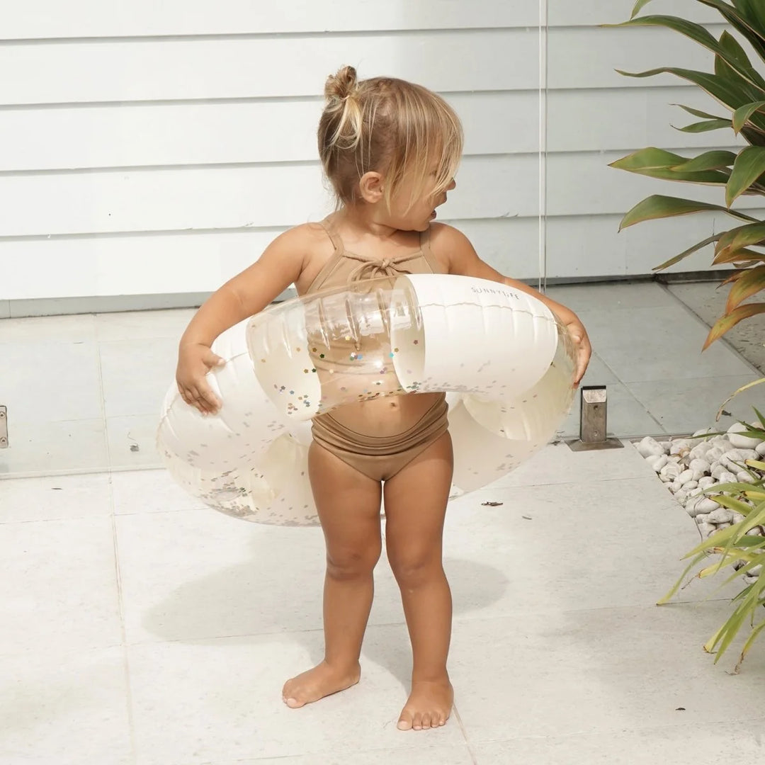 Sunnylife | Mini Tube Pool Ring Cotton Candy Stripe Cotton Candy Stripe | Shut the Front Door
