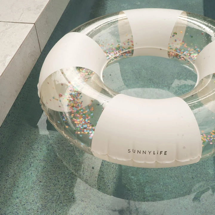 Sunnylife | Mini Tube Pool Ring Cotton Candy Stripe Cotton Candy Stripe | Shut the Front Door