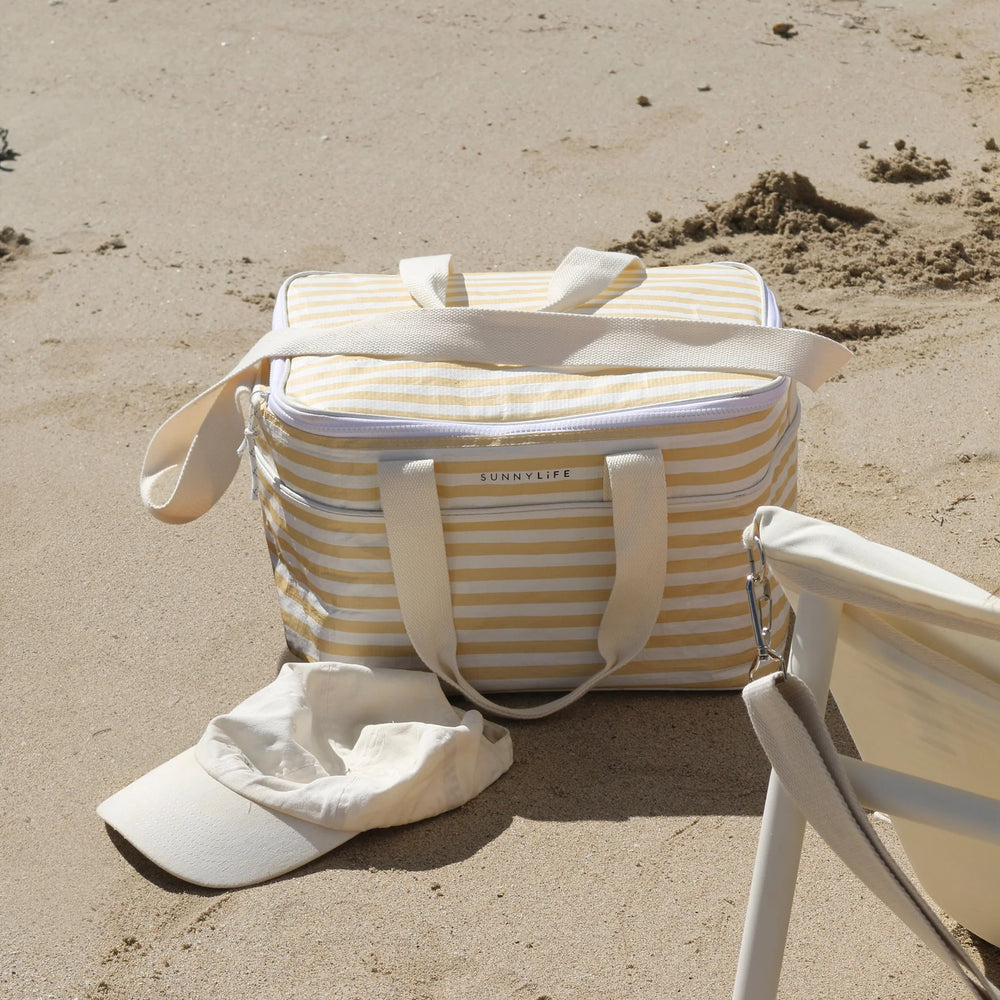 Sunnylife | Light Cooler Bag - Butternut Stripe | Shut the Front Door
