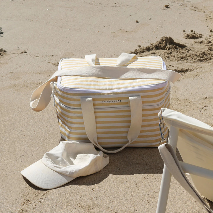 Sunnylife | Light Cooler Bag - Butternut Stripe | Shut the Front Door