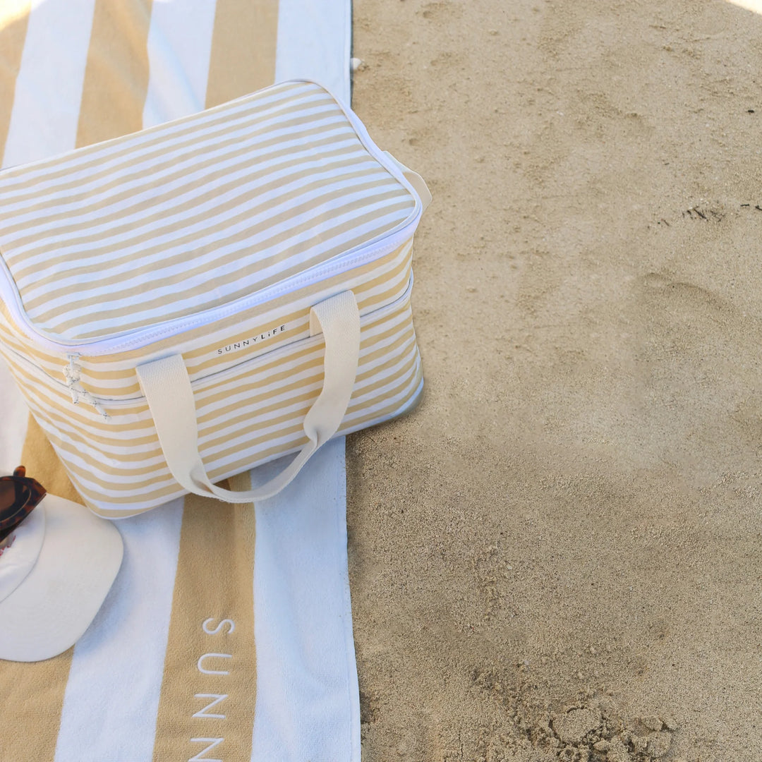 Sunnylife | Light Cooler Bag - Butternut Stripe | Shut the Front Door