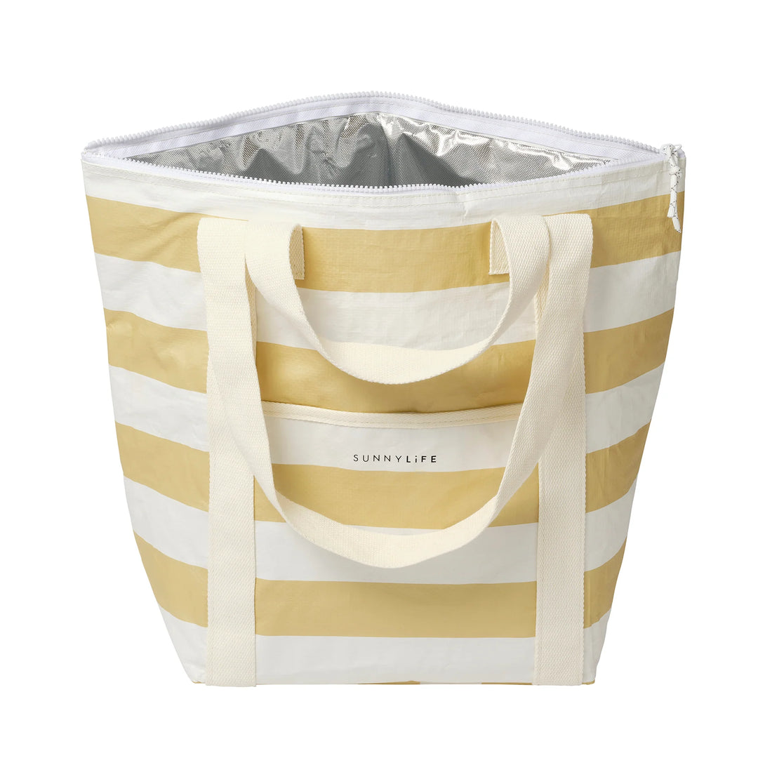 Sunnylife | Light Cooler Tote - Butternut Stripe | Shut the Front Door