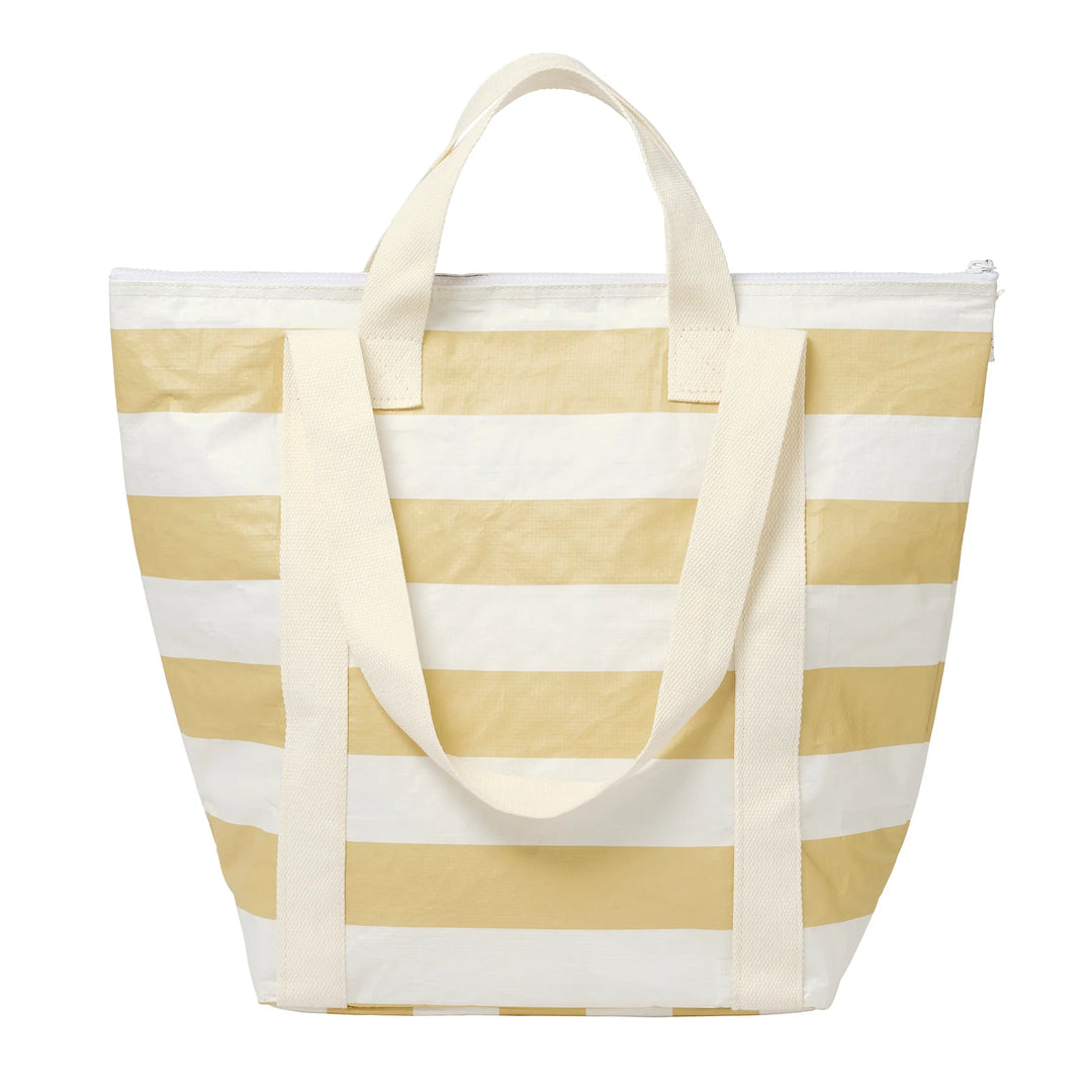 Sunnylife | Light Cooler Tote - Butternut Stripe | Shut the Front Door