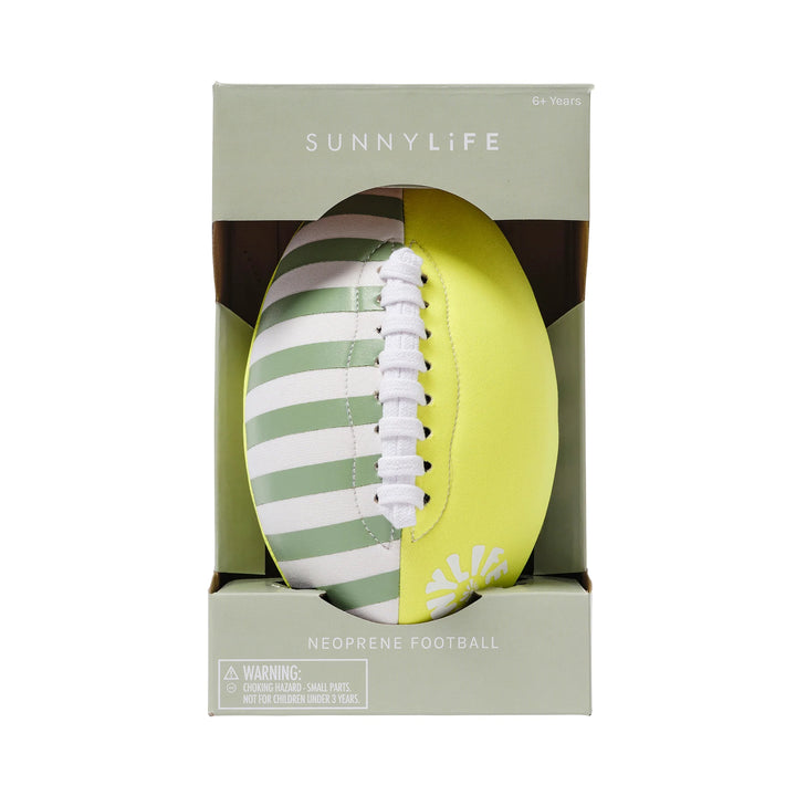 Sunnylife | Neoprene Football - Tides Out Citrus | Shut the Front Door