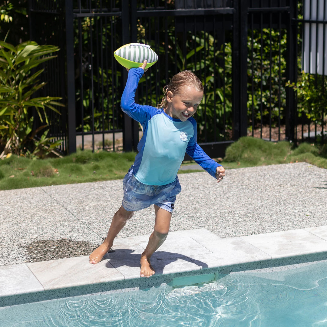 Sunnylife | Neoprene Football - Tides Out Citrus | Shut the Front Door