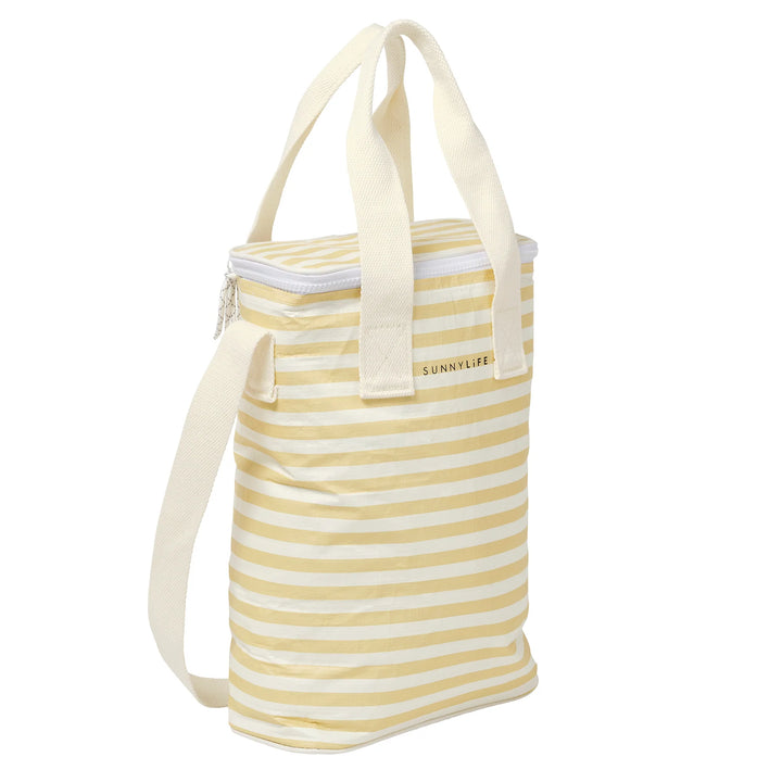 Sunnylife | Light Cooler Drinks Bag - Butternut Stripe | Shut the Front Door