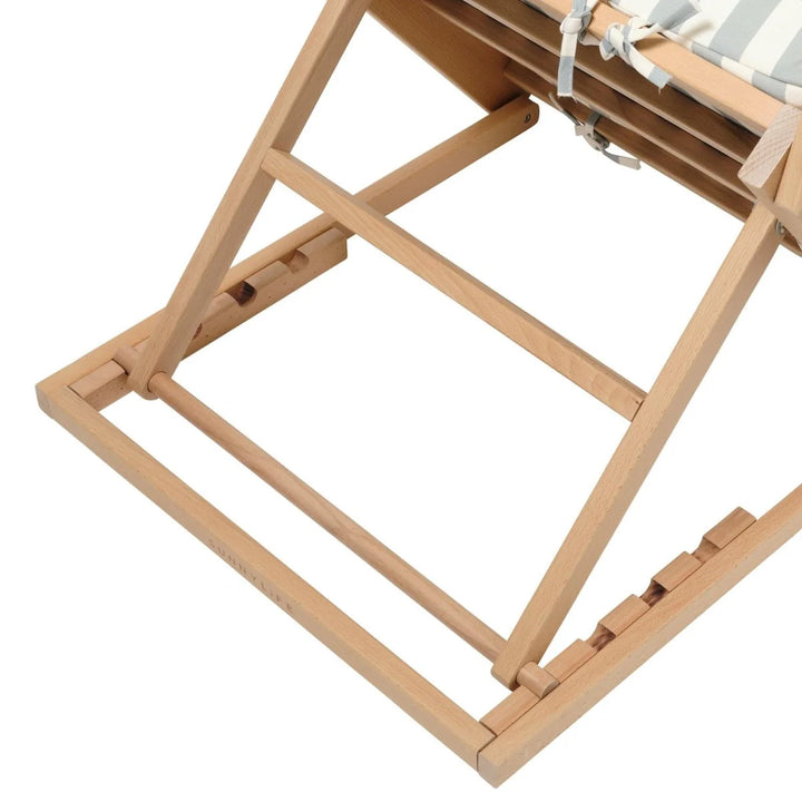 Pool House Daybed - Sea Sage Stripe