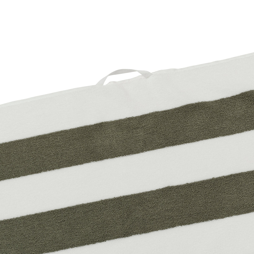 Sunnylife | Beach Towel - The Vacay Olive Stripe | Shut the Front Door