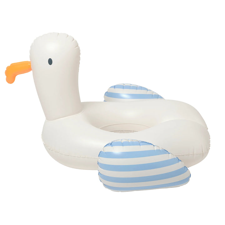Sunnylife | Kids Tube Pool Ring - Sammy the Seagull Blue Stripe | Shut the Front Door