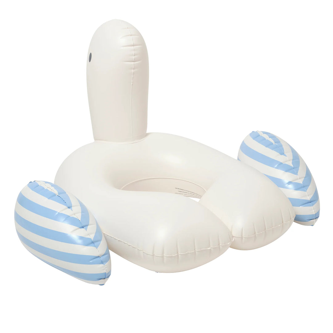 Sunnylife | Kids Tube Pool Ring - Sammy the Seagull Blue Stripe | Shut the Front Door