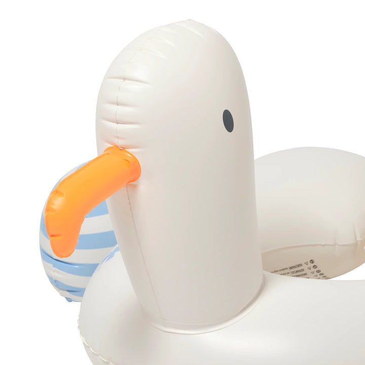 Sunnylife | Kids Tube Pool Ring - Sammy the Seagull Blue Stripe | Shut the Front Door
